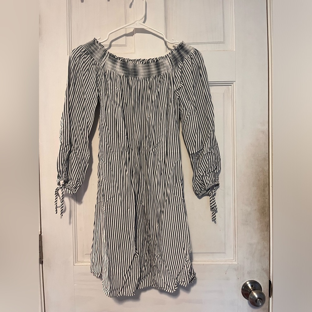 Jack by bb dakota, blue and white dress